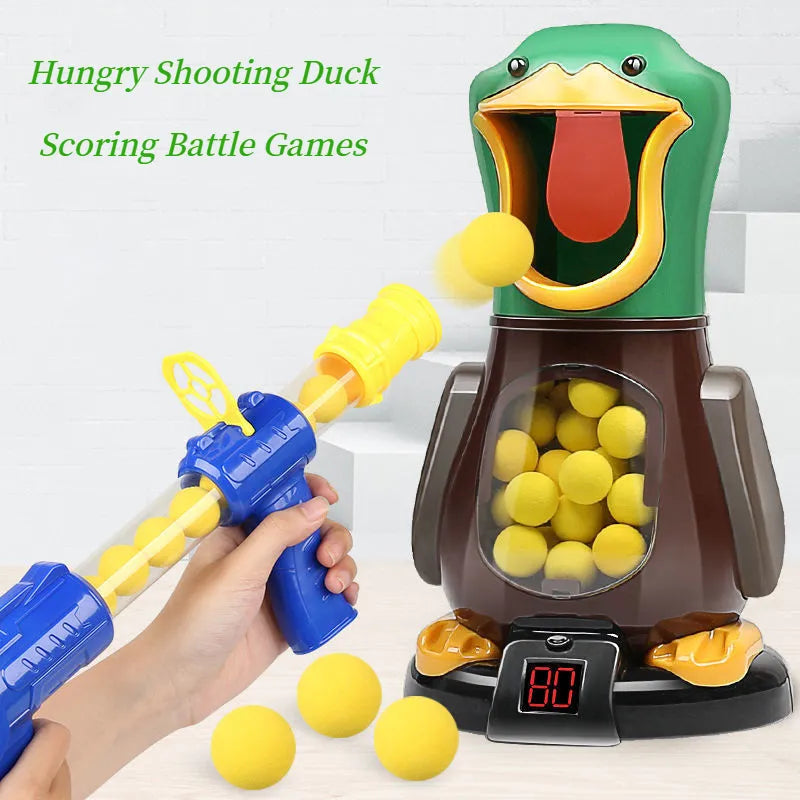 Hungry Shooting Duck Toys Air-powered Gun